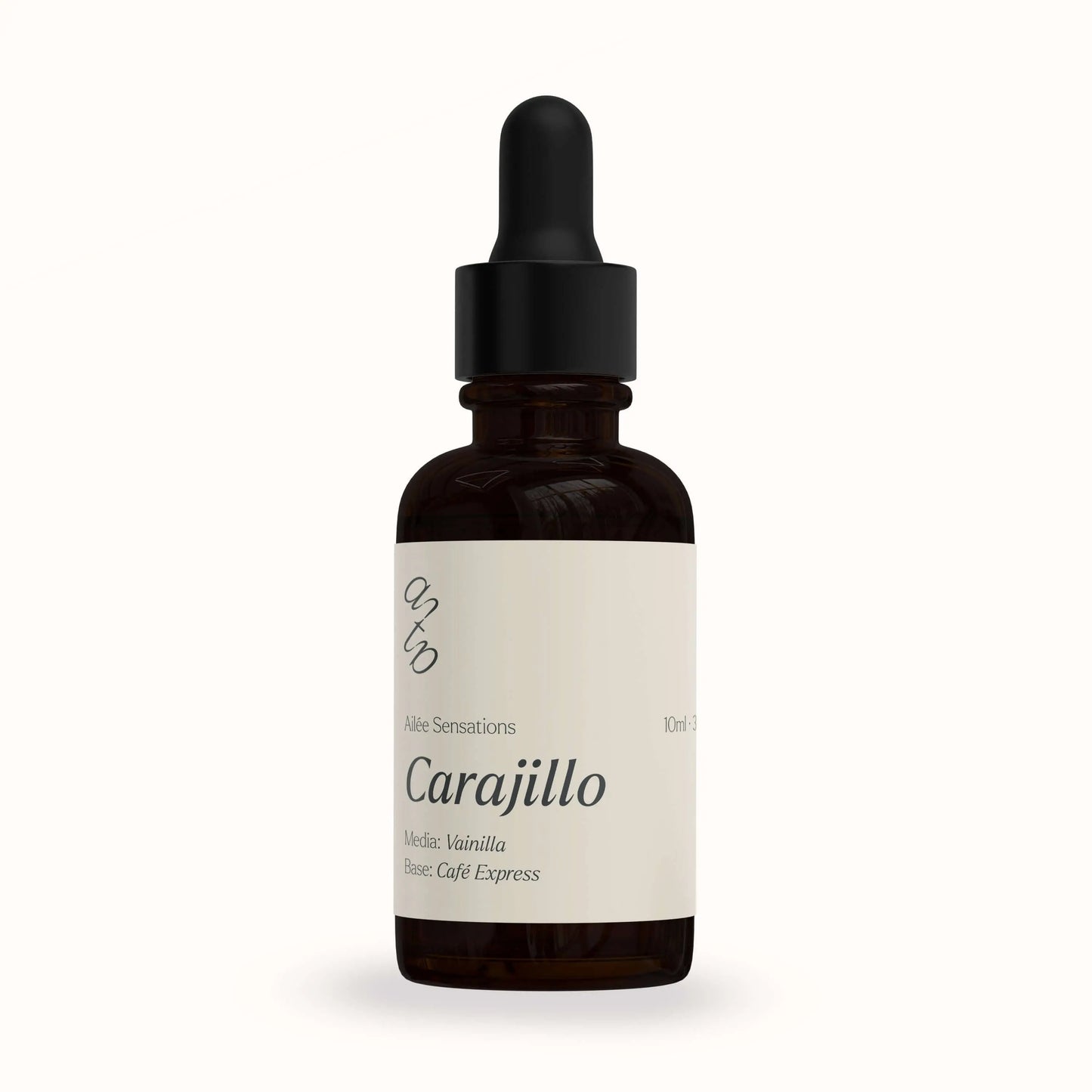 Aceite esencial Carajillo: aroma intenso y reconfortante con notas de café y licor dulce.